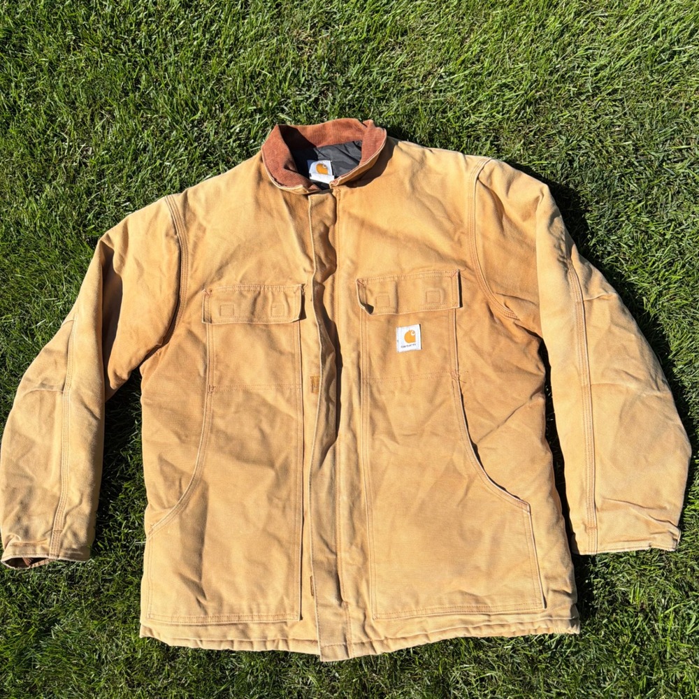 Carhartt J22 CHT Arctic Jacket Mens XL Chestnut Faded Brown Vintage 90s USA Made